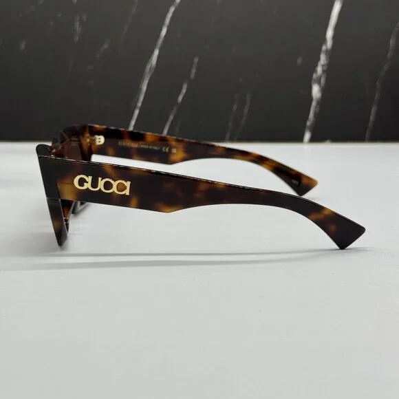 NEW GUCCI SUNGLASSES HAVANA WOMEN EYEWEAR GUCCI GG1835S 002 display picture 3